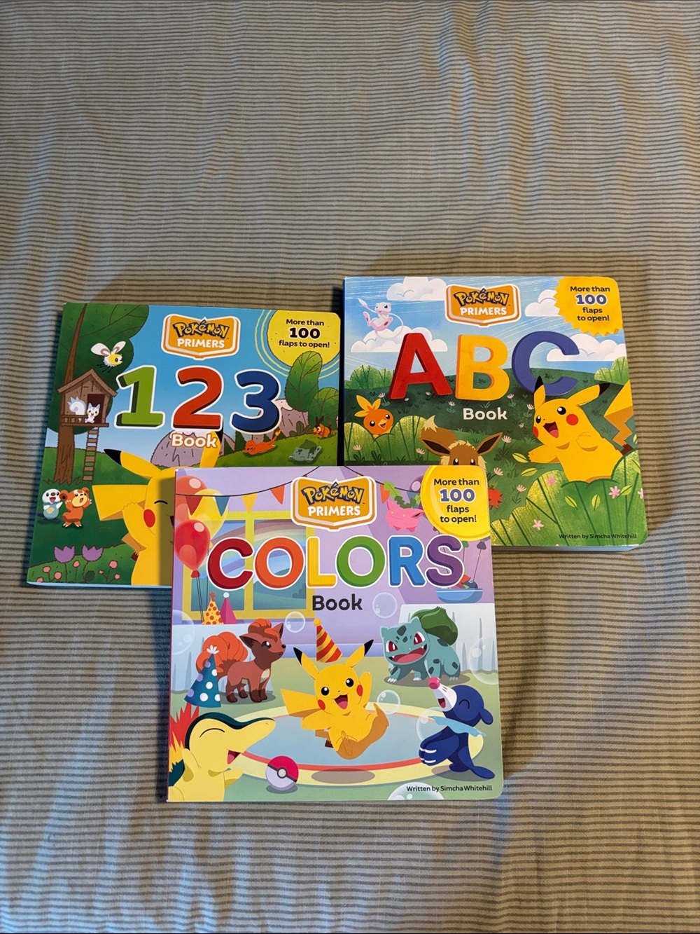 Pokemon Board Books, 123, ABC, Colors